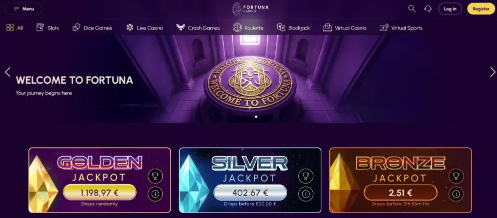Fortuna Casino – Bis zu 1.000 € Bonus + 200 Freispiele für neue Spieler sichern